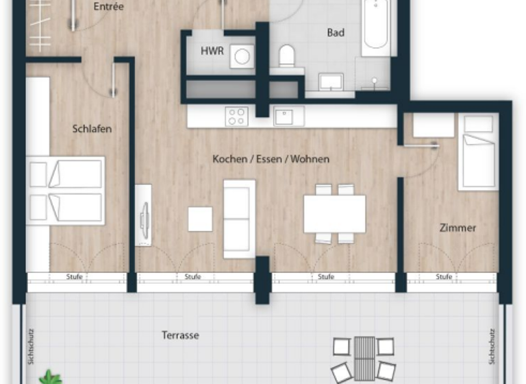 Wohnung zum Kauf 693.100 € 3 Zimmer 96 m² frei ab sofort Seeleinsbühl Nürnberg 90431