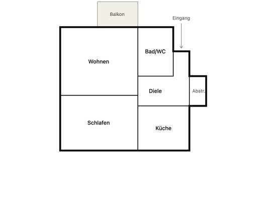 Wohnung zum Kauf provisionsfrei 139.900 € 2 Zimmer 60 m² 2. Geschoss Nadorst Oldenburg (Oldb) 26123