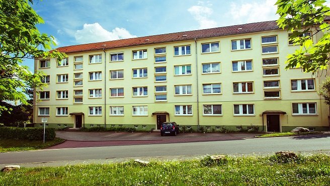 Wohnung zur Miete 357,48 € 3 Zimmer 59,8 m²<br/>Wohnfläche 2.<br/>Geschoss Julian-Grimau-Straße 10 Sondershausen Sondershausen 99706