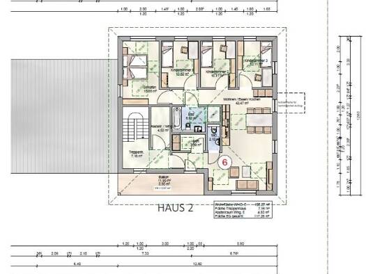 Wohnung zur Miete 778 € 5 Zimmer 103 m² 1. Geschoss frei ab sofort Herbolzheim  1b Herbolzheim Markt Nordheim 91478