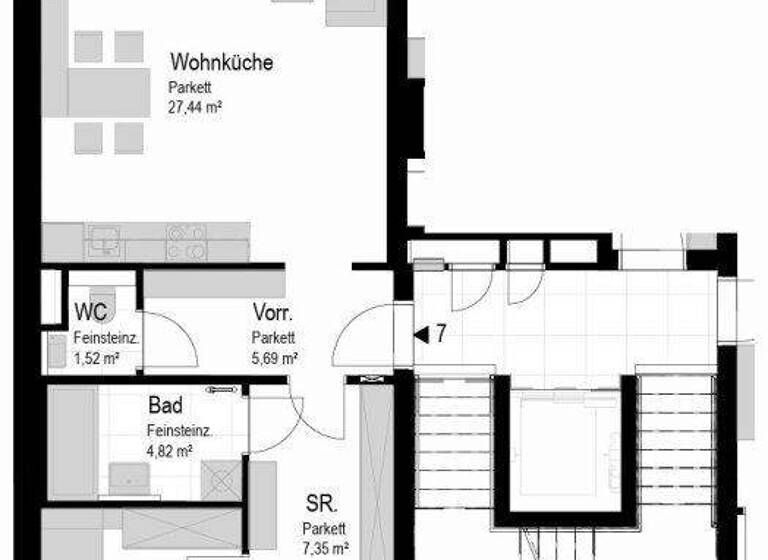 Wohnung zum Kauf provisionsfrei 399.000 € 3 Zimmer 69,8 m² 2. Geschoss Altmannsdorfer Straße 188 Wien 1230