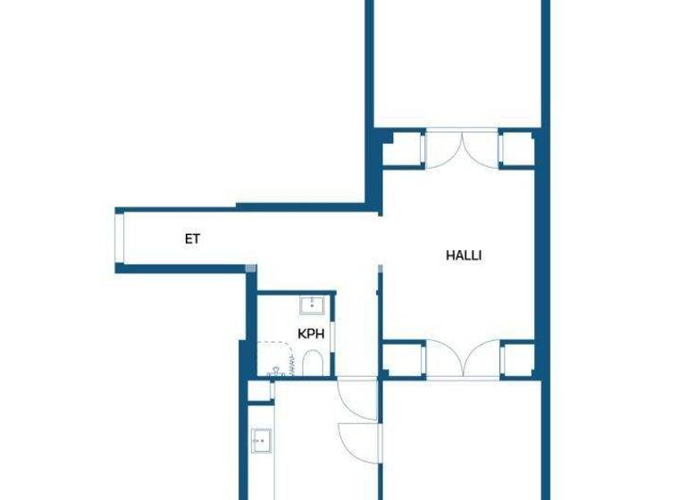 Studio zum Kauf 368.000 € 2 Zimmer 72 m² 5. Geschoss Porthaninkatu 5 Helsinki 00530