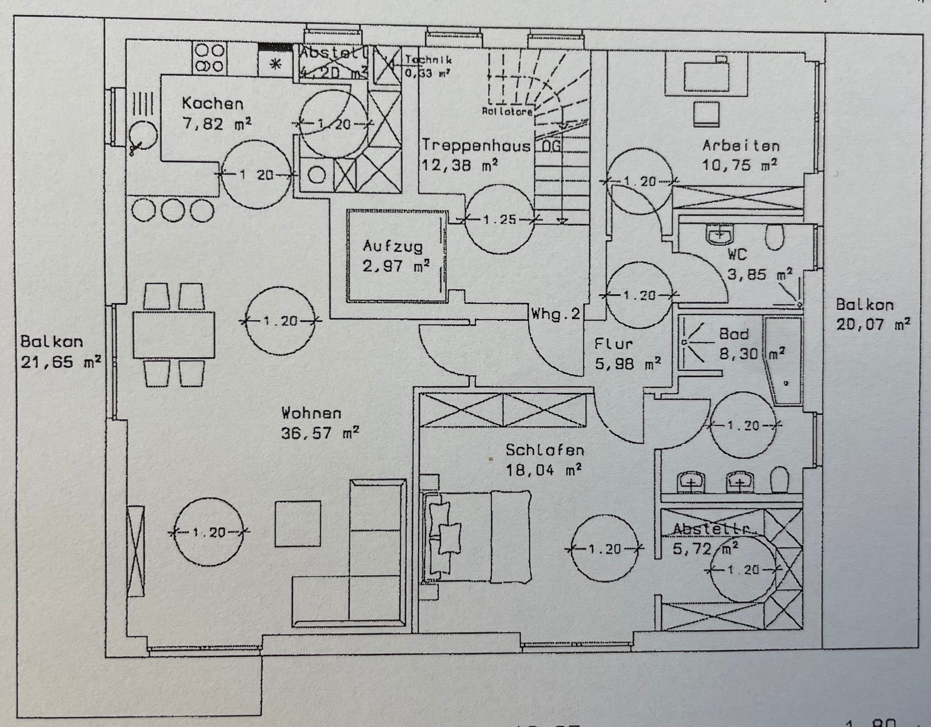 Wohnung zur Miete 1.440 € 3 Zimmer 122,1 m²<br/>Wohnfläche 1.<br/>Geschoss Lerigauweg 56 Kaspersweg Oldenburg 26131