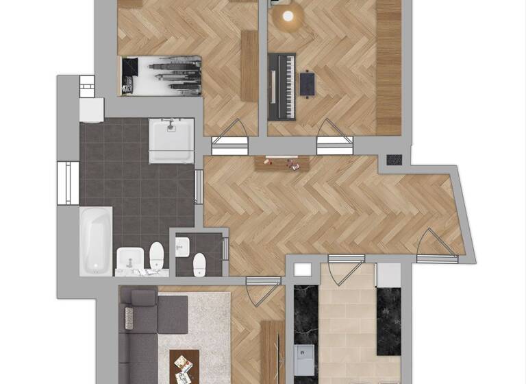 Wohnung zum Kauf 319.000 € 3 Zimmer 105 m²<br/>Wohnfläche 3.<br/>Geschoss Jägerstraße 1a Gohlis - Mitte Leipzig 04157