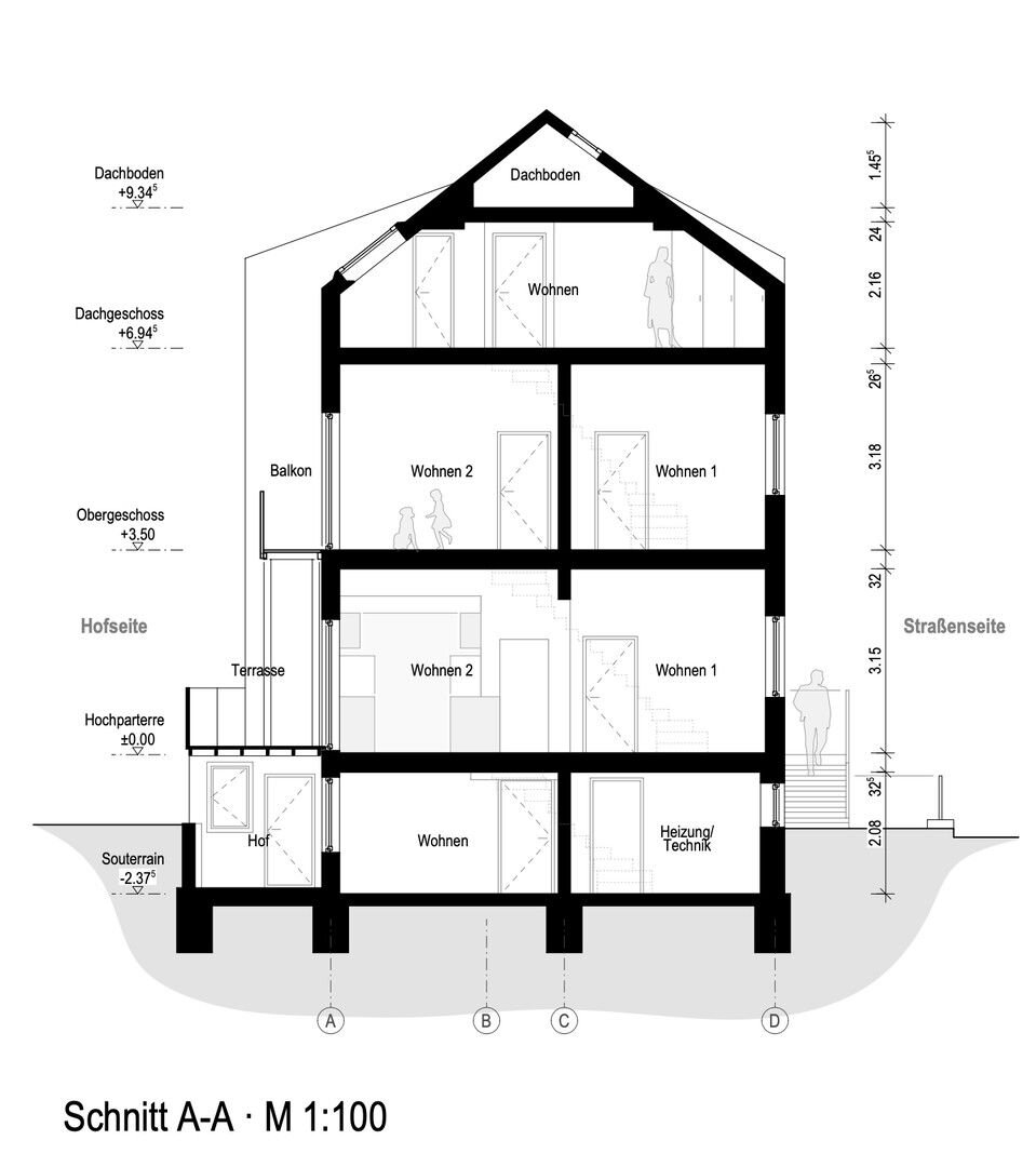 Reihenmittelhaus zum Kauf provisionsfrei 475.000 € 4,5 Zimmer 126 m²<br/>Wohnfläche 79 m²<br/>Grundstück Steintor Bremen 28203