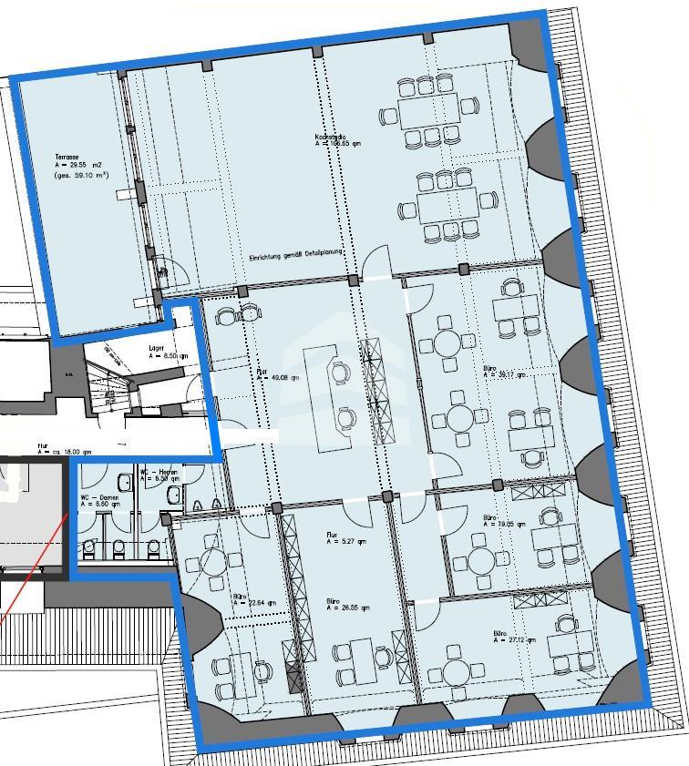 Bürofläche zur Miete 14,50 € 314,6 m²<br/>Bürofläche ab 314,6 m²<br/>Teilbarkeit Markt 9 Zentrum Leipzig 04109