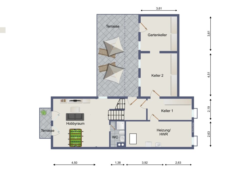 Doppelhaushälfte zum Kauf 495.000 € 4,5 Zimmer 150 m²<br/>Wohnfläche 453 m²<br/>Grundstück Singen Remchingen-Singen 75196