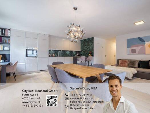 Terrassenwohnung zum Kauf 548.000 € 3 Zimmer 80 m² Alte Landstraße 1b Hall in Tirol 6060