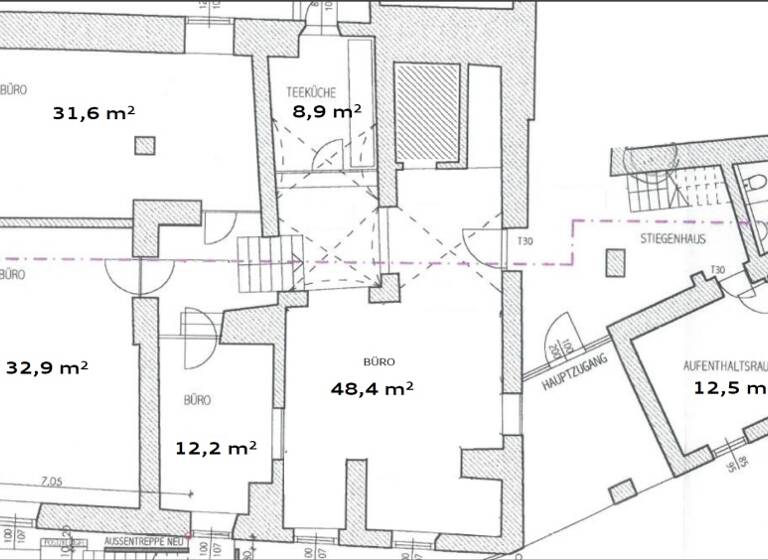 Bürofläche zur Miete 11,01 € 5 Zimmer 159 m² Bürofläche Gnigl Salzburg 5023