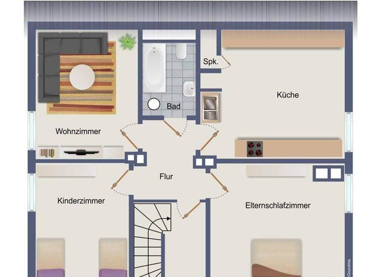 Mehrfamilienhaus zum Kauf 119.000 € 6 Zimmer 113,6 m² 497 m² Grundstück St. Arnold Neuenkirchen 48485