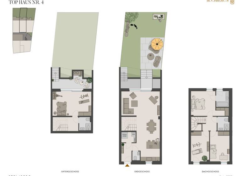 Haus zum Kauf - Erstbezug 930.000 € 5 Zimmer 131,7 m² Buchberggasse 8 Klosterneuburg 3400