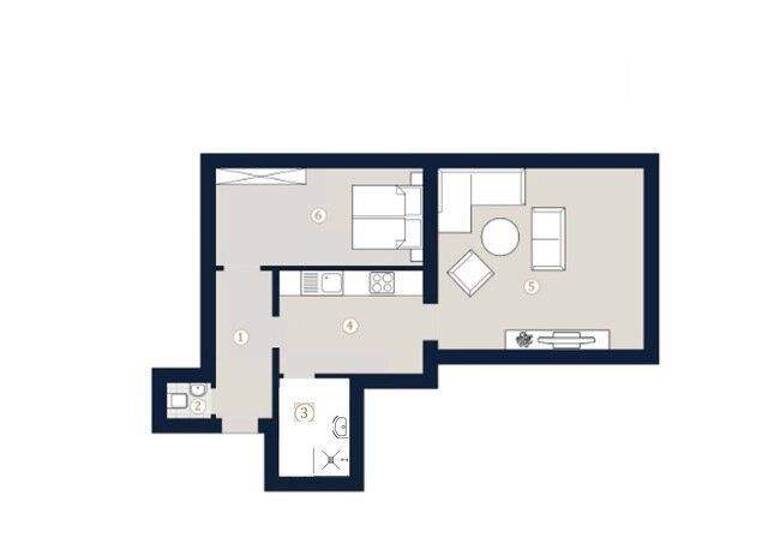 Wohnung zum Kauf provisionsfrei 205.000 € 2 Zimmer 54 m² 3. Geschoss Wien 1100