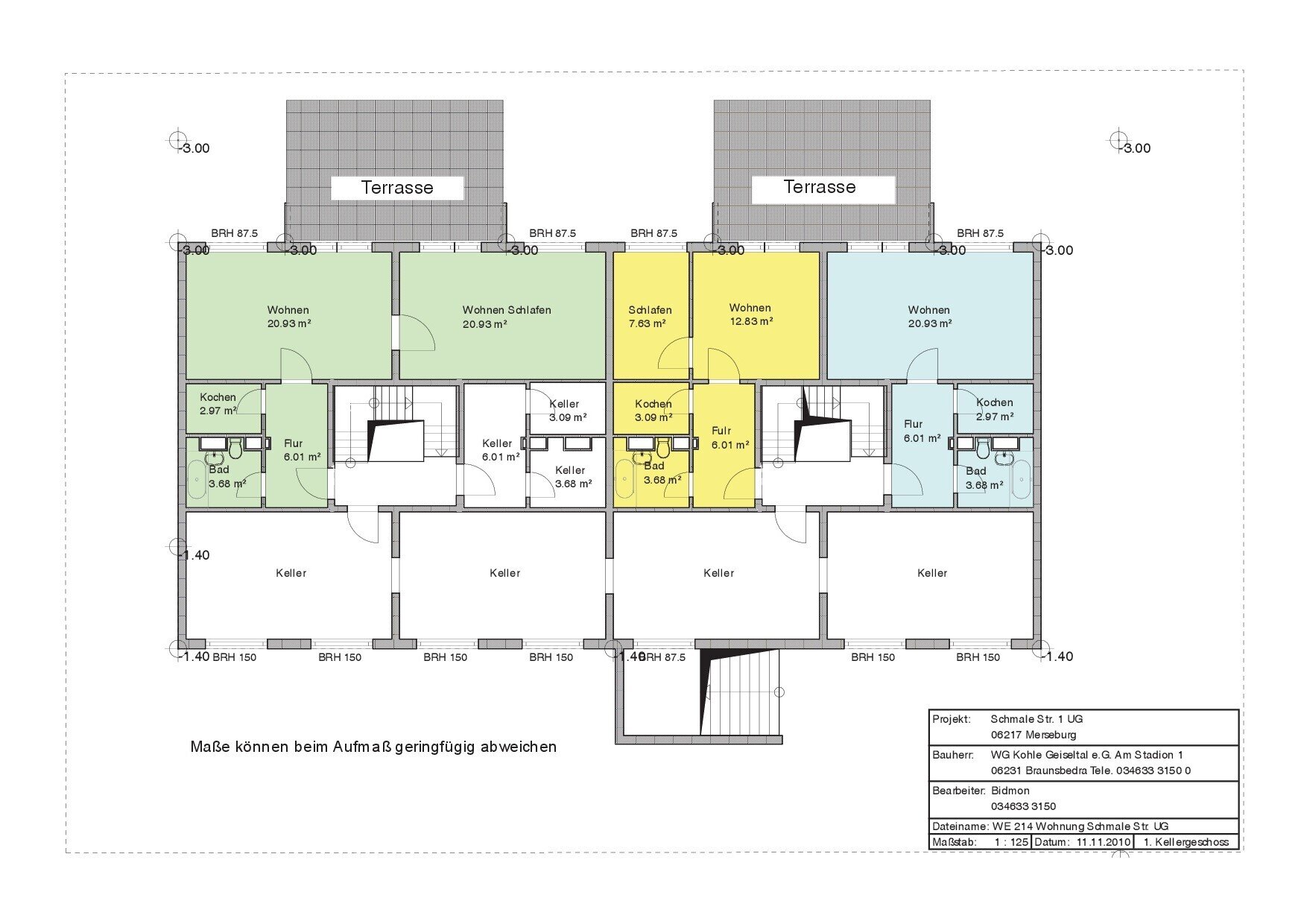 Wohnung zur Miete 371 € 2 Zimmer 57 m²<br/>Wohnfläche EG<br/>Geschoss Schmale Str. 1 Merseburg Merseburg 06217