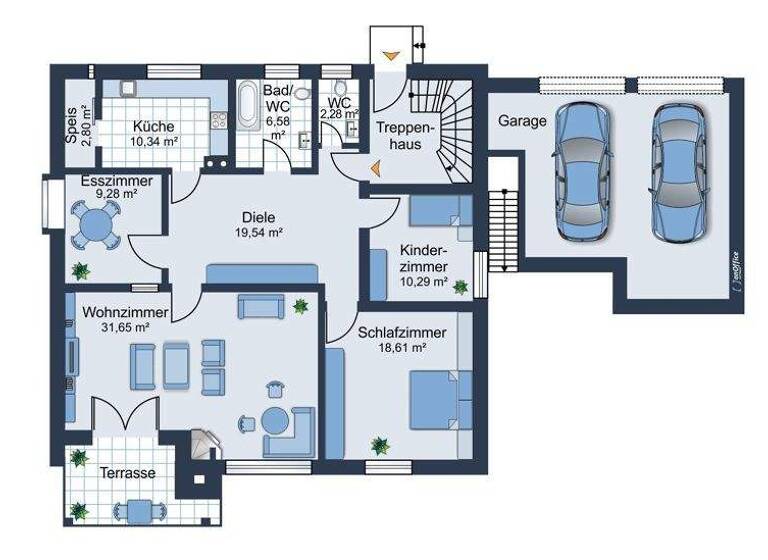 Mehrfamilienhaus zum Kauf 899.000 € 8 Zimmer 240 m² 892 m² Grundstück Großkarolinenfeld 83109
