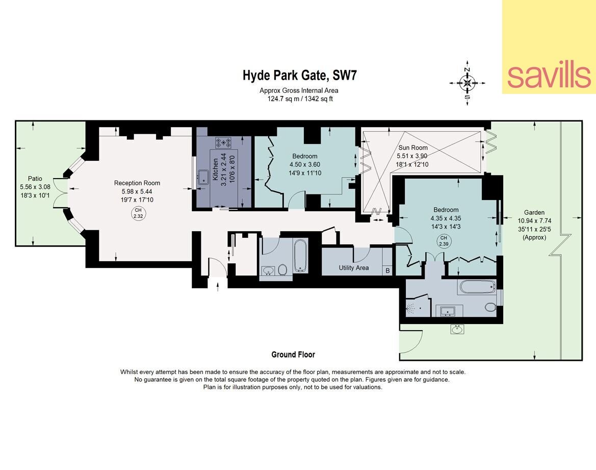 Wohnung zum Kauf provisionsfrei 2.878.015 € 3 Zimmer 127 m²<br/>Wohnfläche London SW7 5DH