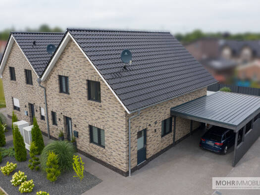 Doppelhaushälfte zum Kauf 349.900 € 4 Zimmer 121,9 m² 350 m² Grundstück Filsum Filsum 26849