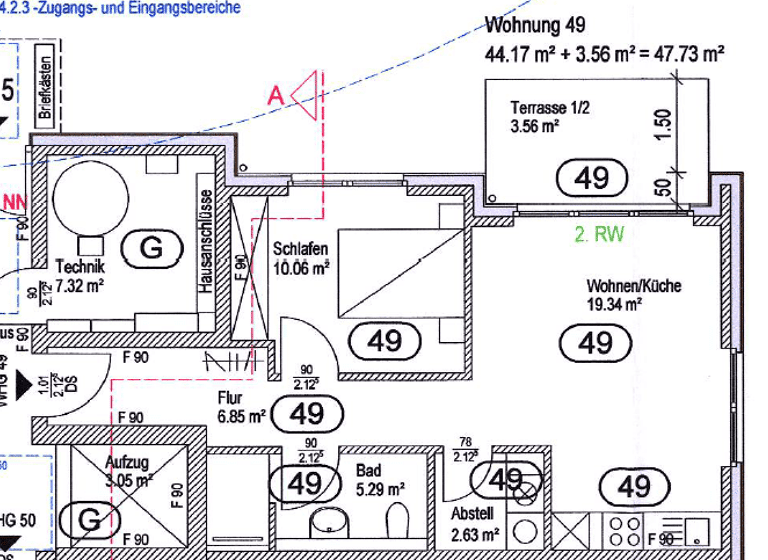 Wohnung zum Kauf - Erstbezug 207.000 € 2 Zimmer 47,7 m² EG frei ab sofort Am Sägewerk 11 a-f Rodach Bad Rodach 96476