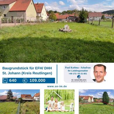 Grundstück zum Kauf 109.000 € 640 m² Grundstück Gächingen Sankt Johann 72813