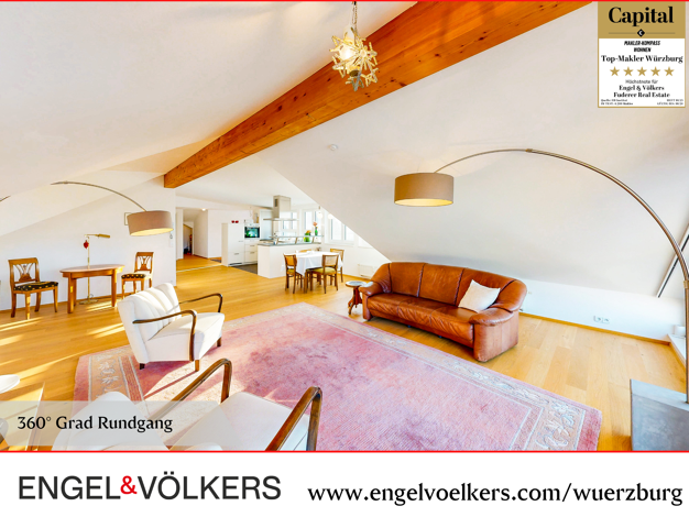 Penthouse zum Kauf 675.000 € 3 Zimmer 126 m² Frauenland Würzburg 97074