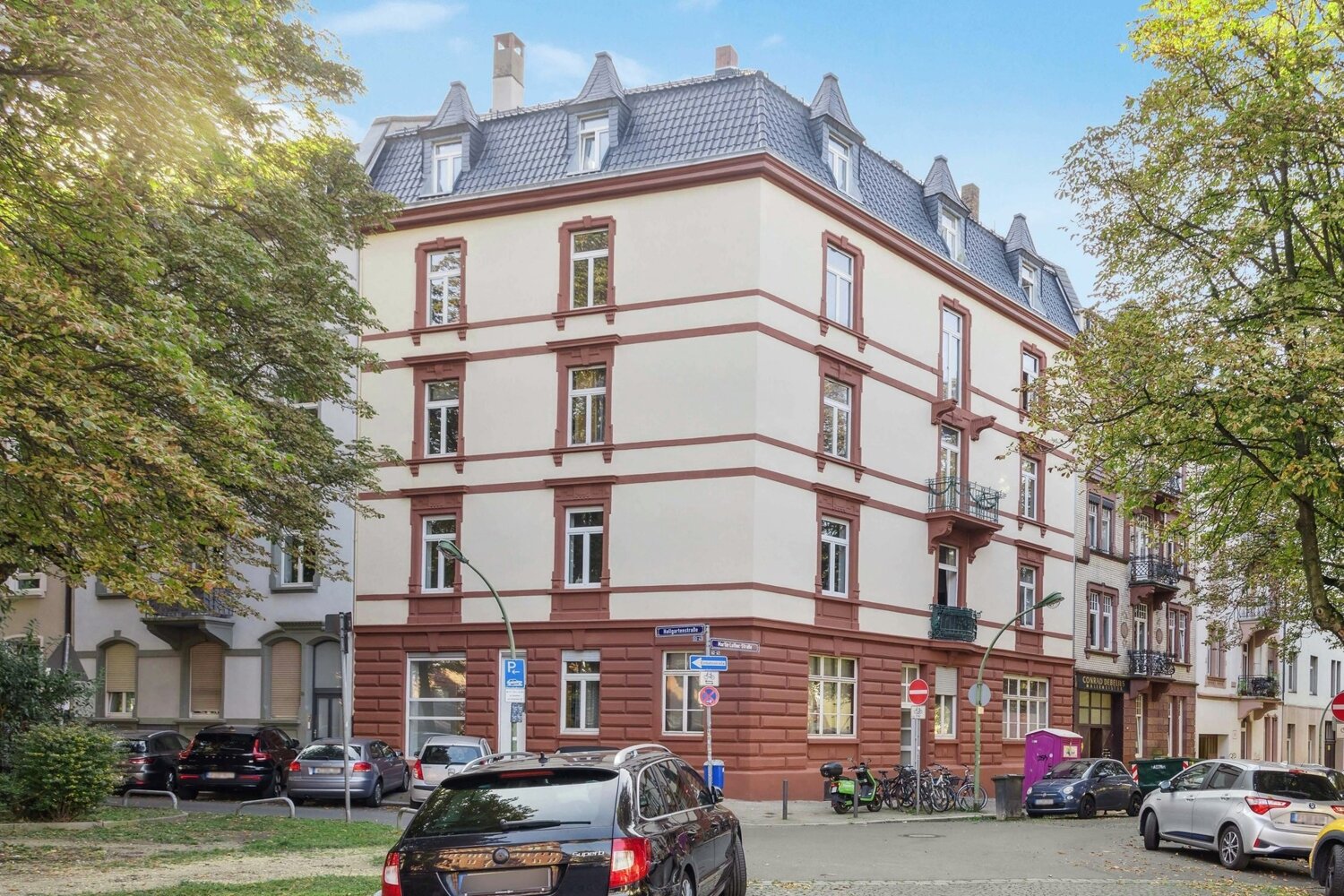 Wohnung zum Kauf 440.000 € 3 Zimmer 67 m²<br/>Wohnfläche 1.<br/>Geschoss Martin-Luther-Str. 62 Nordend - Ost Frankfurt 60389