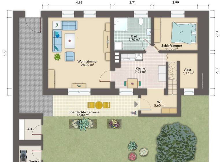 Haus zum Kauf 94.000 € 2 Zimmer 70 m² 431 m² Grundstück Roitzsch 06809