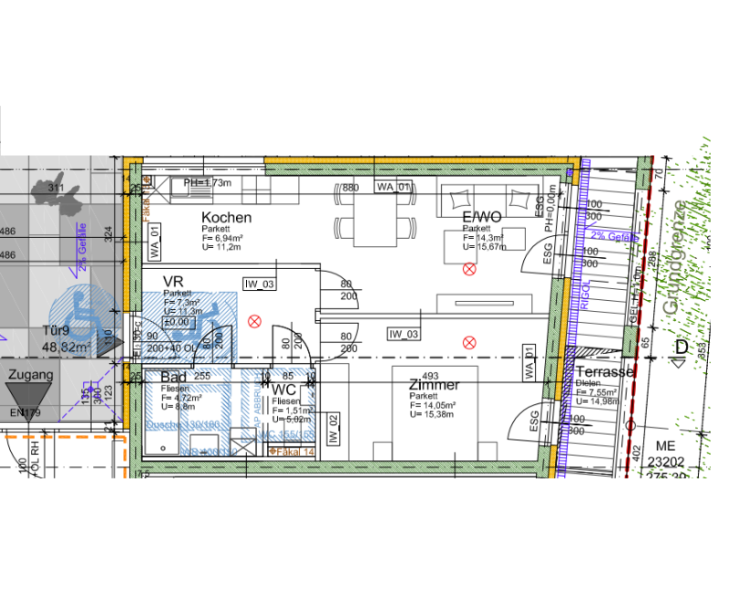 Wohnung zum Kauf provisionsfrei 224.257 € 2 Zimmer 48,8 m²<br/>Wohnfläche Fürstenfeld 8280