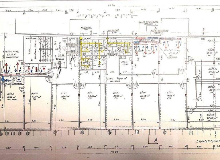 Büro zur Miete 12 € 12 Zimmer Wien 1080