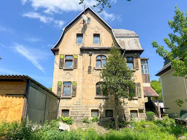 Mehrfamilienhaus zum Kauf 82.000 € 9 Zimmer 170,7 m² 1.288 m² Grundstück Pößneck,Stadt Pößneck 07381
