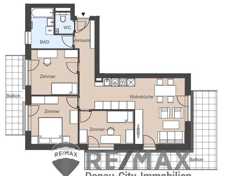 Wohnung zum Kauf - Erstbezug 319.000 € 3 Zimmer 79 m² Ebenfurth 2490