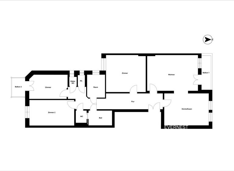 Wohnung zum Kauf 1.769.000 € 4,5 Zimmer 118 m² 3. Geschoss Harvestehude Hamburg 20144