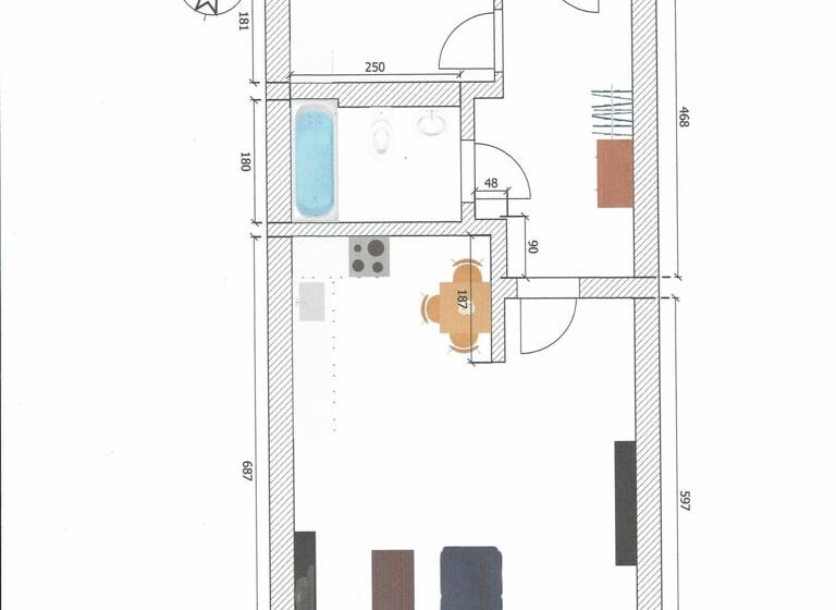 Wohnung zum Kauf 69.949 € 1 Zimmer 51,5 m²<br/>Wohnfläche Ottendorf-Okrilla Ottendorf-Okrilla 01458
