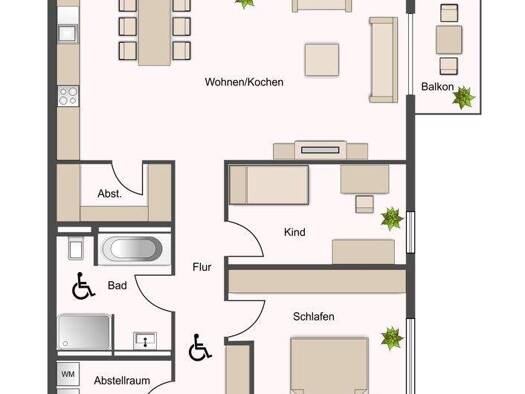 Wohnung zum Kauf - Erstbezug 459.000 € 4 Zimmer 103,6 m² Todtglüsingen Tostedt 21255