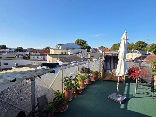 Terrassenwohnung zur Miete 1.350 € 2 Zimmer 81 m² Geschoss 2/2 frei ab 01.11.2026 Poststr. 22 Seebad Warnemünde Rostock 18119