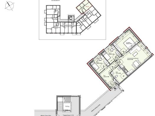 Wohnung zur Miete - Erstbezug nur mit Wohnberechtigungsschein 495 € 4 Zimmer 82,5 m² 2. Geschoss frei ab sofort Familie-Cohn-Str. 2 Vier Boizenburg/Elbe 19258