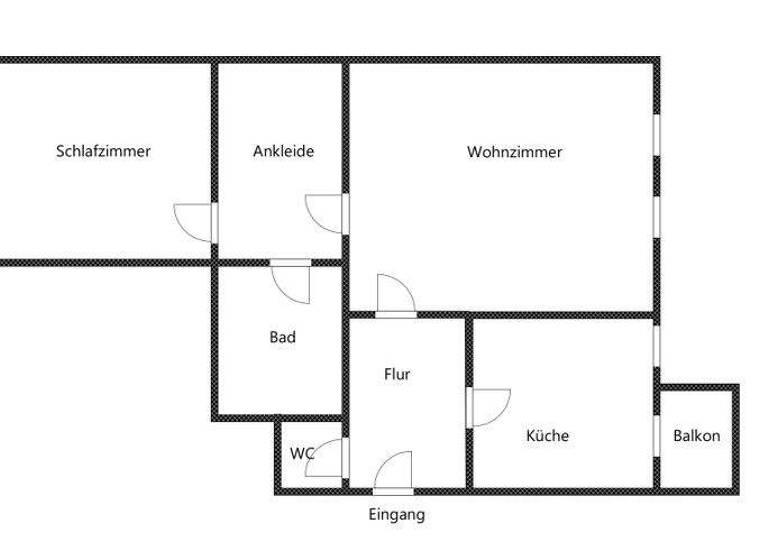 Mehrfamilienhaus zur Miete 480 € 2 Zimmer 74 m² Ulmenstraße 23 Kaßberg Chemnitz / Kaßberg 09112