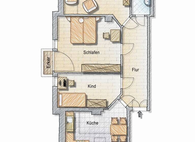 Wohnung zum Kauf 297.000 € 3 Zimmer 88 m²<br/>Wohnfläche 3.<br/>Geschoss Plauen Dresden 01187