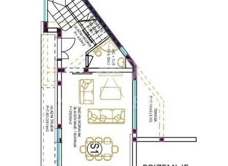 Wohnung zum Kauf 292.795 € 3 Zimmer 117 m² Sracinec