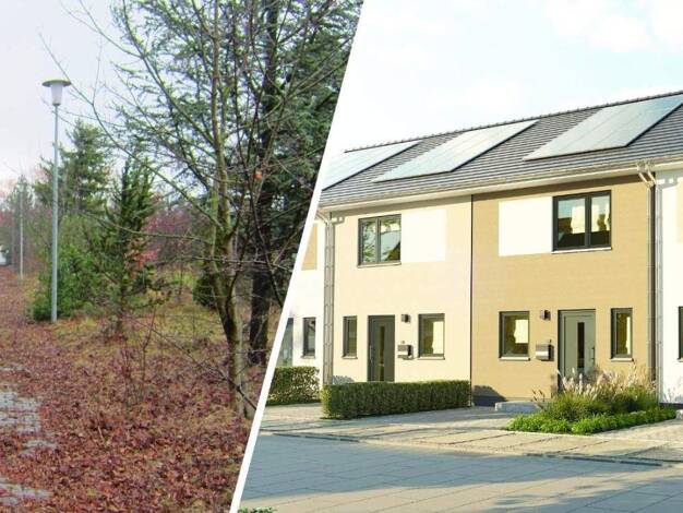 Reihenmittelhaus zum Kauf - Erstbezug 309.360 € 4 Zimmer 99 m² 200 m² Grundstück Stotternheim Erfurt 99095