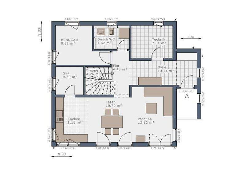Einfamilienhaus zum Kauf provisionsfrei 837.837 € 5 Zimmer 145 m² 1.064 m² Grundstück Wittenbeck 18209