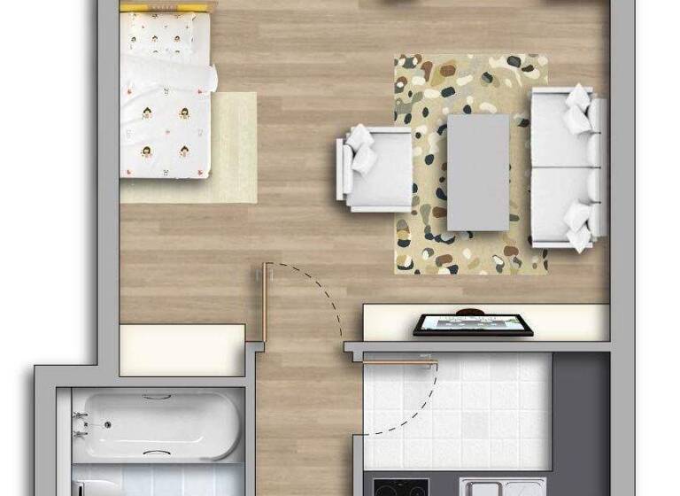 Studio zur Miete 269 € 1 Zimmer 42,1 m² EG Erfenschlager Straße 19a Altchemnitz Chemnitz 09125