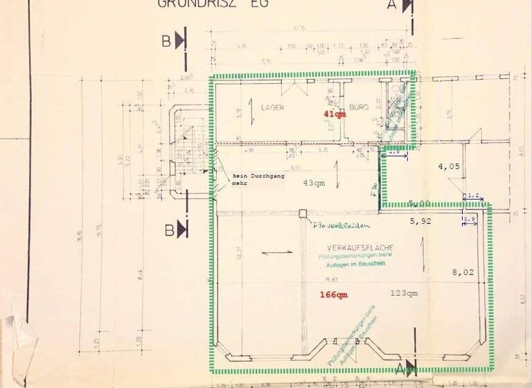 Praxisfläche zur Miete provisionsfrei 600 € 2 Zimmer 207 m² Bürofläche Altenplathower Str. 59 Genthin 39307