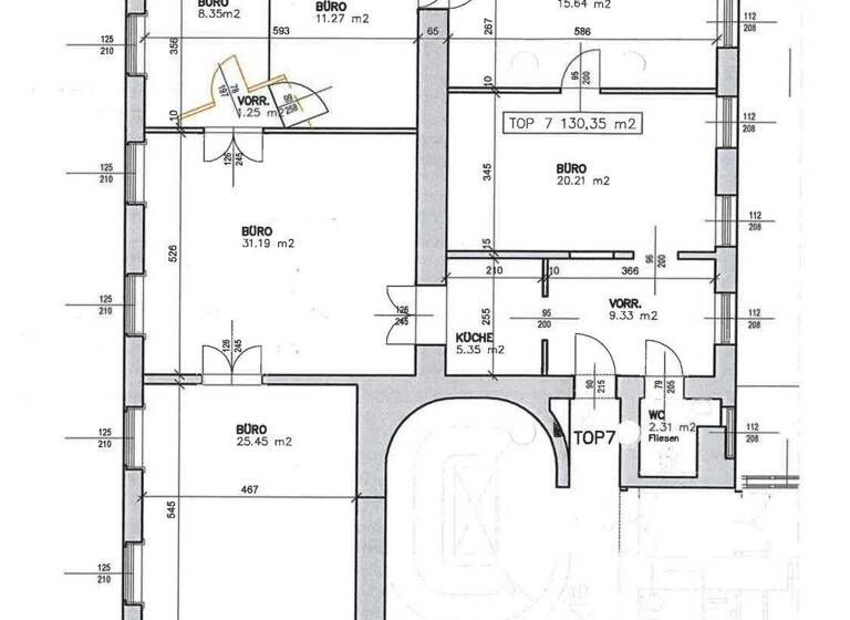 Büro zur Miete 4.530 € 12 Zimmer Wien 1010