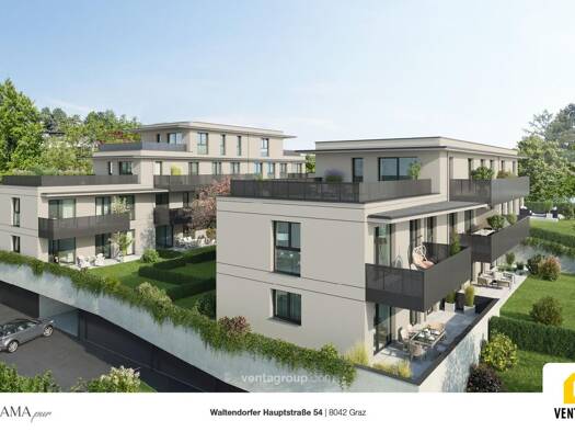 Wohnung zum Kauf 298.770 € 2 Zimmer 51,9 m² 1. Geschoss Waltendorfer Hauptstraße 54b Waltendorf Graz 8010