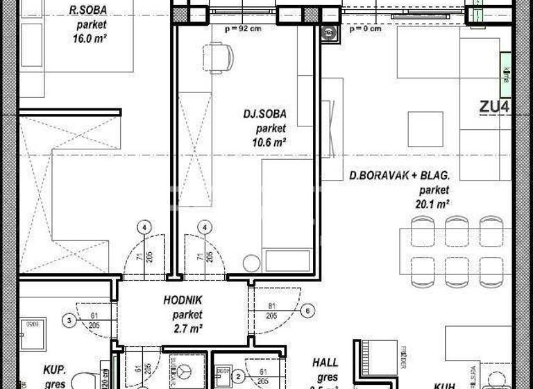 Wohnung zum Kauf 201.690 € 3 Zimmer 68 m² Cakovec