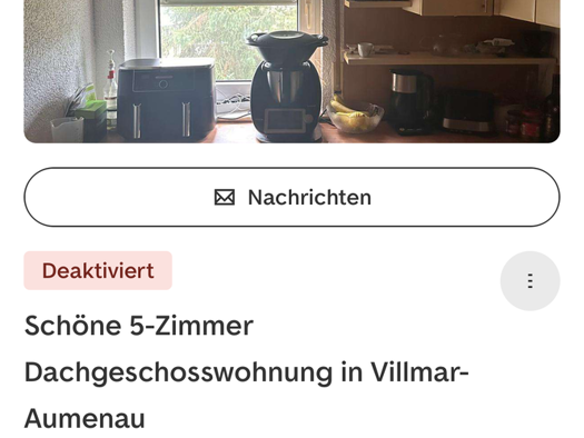 Wohnung zur Miete 900 € 5 Zimmer 120 m² 1 Geschosse frei ab 01.01.2026 Aumenau Villmar 65606