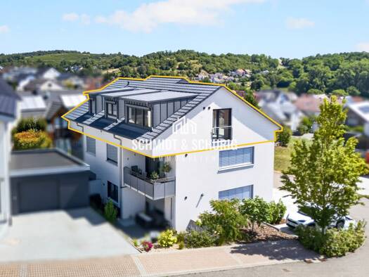 Wohnung zur Miete - Erstbezug 1.200 € 3 Zimmer 87,4 m² 3. Geschoss Oberöwisheim Kraichtal 76703