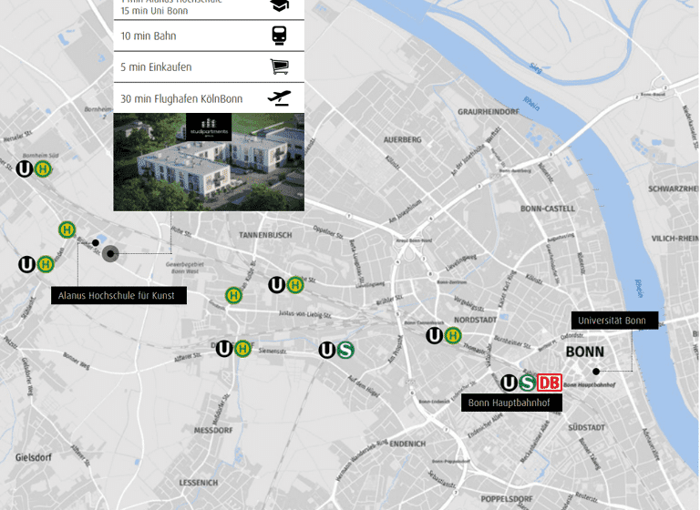 Wohnung zur Miete 380 € 1 Zimmer 13,1 m²<br/>Wohnfläche EG<br/>Geschoss ab sofort<br/>Verfügbarkeit Auf dem Polacker 3 Alfter Alfter 53347