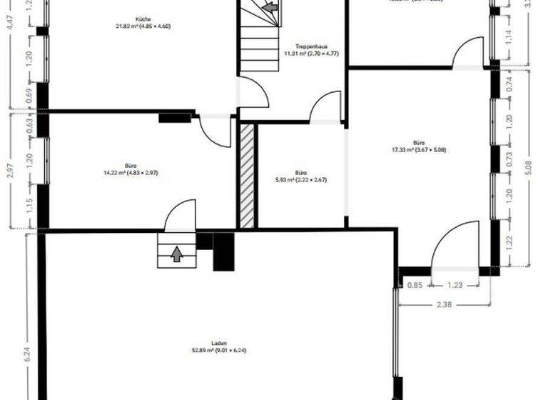 Gewerbeobjekt zum Kauf provisionsfrei als Kapitalanlage geeignet 895.000 € 386 m² 208 m² Grundstück Röhrborngasse 1 Bergen-Enkheim 60388