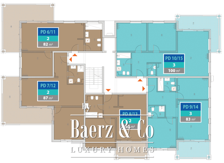 Studio zum Kauf 263.904 € 82 m²<br/>Wohnfläche herceg novi