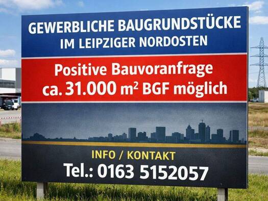 Gewerbegrundstück zum Kauf provisionsfrei 2.300.000 € 22.000 m² Grundstück Schönefeld-Ost Leipzig 04347